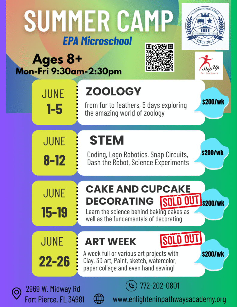 Summer Camps ENLIGHTENING PATHWAYS ACADEMY